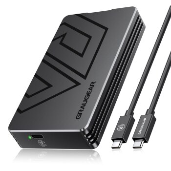 GrauGear GG 18155 - Externes USB 4.0 Gehäuse für M.2 NVMe SSDs - Gehäuse