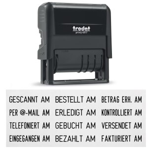 TRODAT 4817 PRINTY - Schwarz - 1 Stück(e)