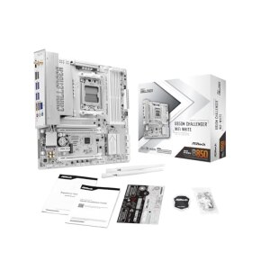 ASRock B850M Challenger WiFi AM5 White 90-MXBU50-A0UAYZ...