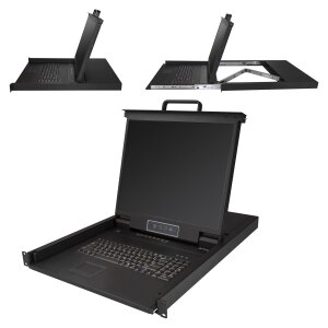 StarTech 8-Port Rackmount KVM Console for Server Rack...