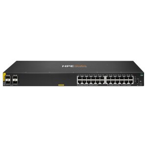 HPE Aruba Networking CX 6000 24p 10M/100M/1G Class4 PoE...