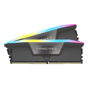 32GB Corsair DIMM 6000 (2x 16 GB) Dual-Kit (schwarz, CMH32GX5M2B6000Z38, Vengeance RGB, INTEL XMP, AMD EXPO)