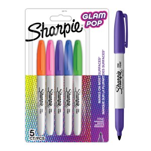 Sharpie Fein Permanent Marker Rundspitze sortiert 5er...
