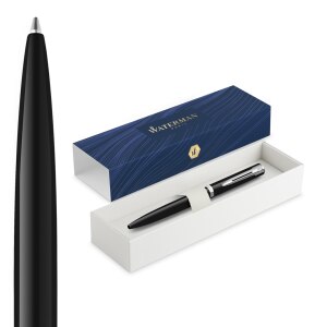WATERMAN Kugelschreiber IMPRESSION schwarzer Lack CT M...