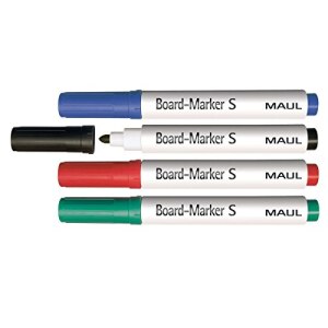 MAUL Whiteboardmarker Finepoint Rundspitze 1,5-2,0mm Set