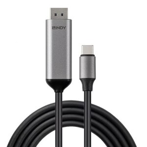 Lindy 43503 video cable adapter 1 m USB Type-C...