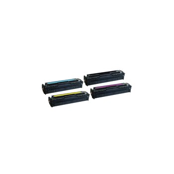 Pelikan 4er-Pack - Schwarz, Gelb, Cyan, Magenta - kompatibel - Tonerpatrone (Alternative zu: HP CB540A, HP CB541A, HP CB542A, HP CB543A)