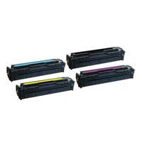 Pelikan 4er-Pack - Schwarz, Gelb, Cyan, Magenta - kompatibel - Tonerpatrone (Alternative zu: HP CB540A, HP CB541A, HP CB542A, HP CB543A)