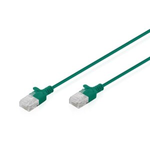 DIGITUS Patchkabel CAT 6 U-UTP Slim 5m Grün