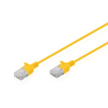 DIGITUS Patchkabel CAT 6 U-UTP Slim 5m Gelb