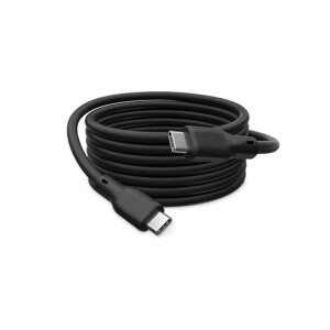DIGITUS USB 4.0 Anschlusskabel Typ C-C Silikon St/St 1,5 sw