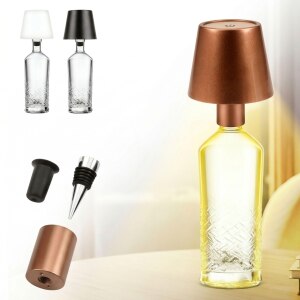 AddLiving LED Flaschenleuchte Bronze