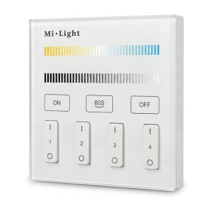 LED Fernbedienung Smart Panel dual white (CCT) 4-Zonen...