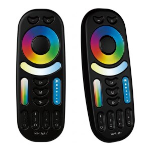 LED Fernbedienung RGB-WW (RGB-CCT) 4 Zonen black...