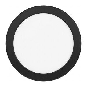 Synergy 21 LED Wechselrahmen light panel rund 28W Schwarz