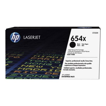 HP 654X - Hohe Ergiebigkeit - Schwarz - Original - LaserJet - Tonerpatrone (CF330X)