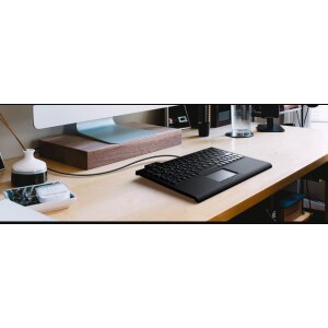 KeySonic Super-Mini-TAS Touchpad,B-light,BK, KSK-3210ELU(UK)