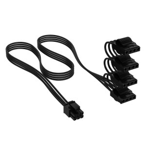 CORSAIR Cable PATA Power, 750mm, Individ. Sleeved, Black