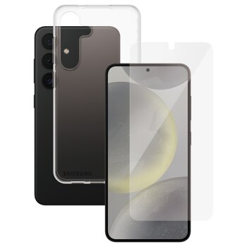 PanzerGlass SAFE. by ® 2-in-1 Bundle Samsung Galaxy S24 | Bulk Pellicola proteggischermo trasparente 50 pz