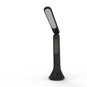 Avide LED Tischleuchte Kalender Schwarz 5W