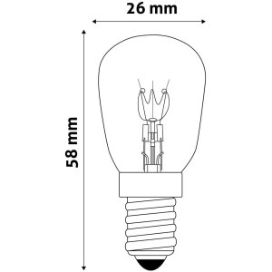 Avide Ofenlampe 300°C Leuchte 300lm 40W E14 WW 3000K
