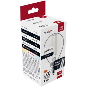 Avide LED Birne White Filament Mini Globe 4.5W E14 WW 2700K