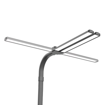 Avide LED Tischleuchte 22W mit IR-Fernbedienung, schwarz