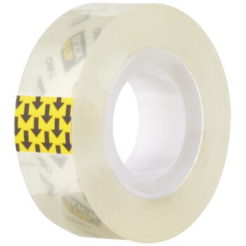 DELI Klebeband 18mm x 33m transparent