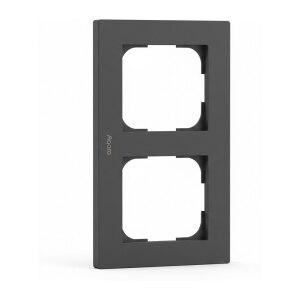 Aqara Switch Frame H2grey 2-fold