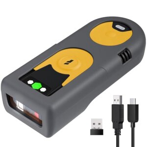 inateck Barcodescanner 42 Yellow Kit Wireless 2D