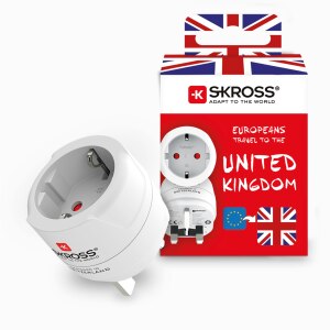SKROSS Adapter Europe to United Kingdom