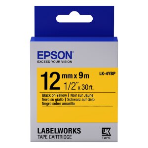 Epson Etikettenkassette LK-4YBP - Pastell - schwarz auf...