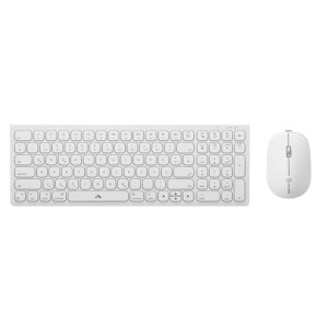 Alogic Tastatur mit Maus Wireless USB-C         weiß