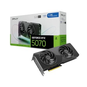 PNY RTX5070 SLIM OC DUAL FAN      12GB GDDR7 3xDP,1xHDMI