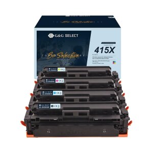 G&G Select XL-Toner ersetzen HP 415X 4 Stück