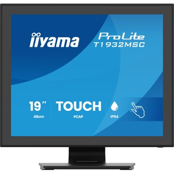 iiyama ProLite T1932MSC-B2S Monitor PC 48,3 cm (19″) 1280 x 1024 Pixel SXGA LED Touch screen Nero