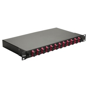 Equip 12-Port-Glasfaser-Spleißbox, SC Duplex, OM4,...