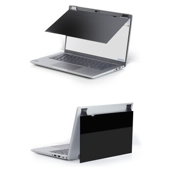 StarTech.com 13.3-inch 16:10 Bright Privacy Screen Filter with Touch, Flip-Over, 75% Light Transmittance, Anti-Glare