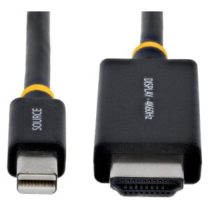 StarTech.com 2m Mini DisplayPort zu HDMI Adapterkabel, 4K...