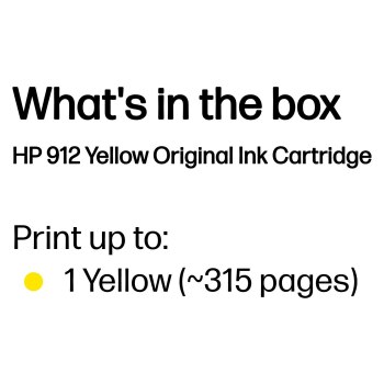HP 912 Gelb Original Druckerpatrone