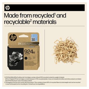 HP 924e EvoMore Black Original Ink Cartridge