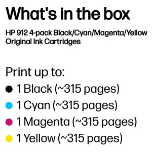 HP Confezione da 4 cartucce di inchiostro nero, ciano,...