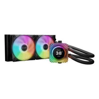 be quiet! LIGHT LOOP IO LCD | 240mm Processore Raffreddatore di liquidi tutto in uno 12 cm Nero 1 pz