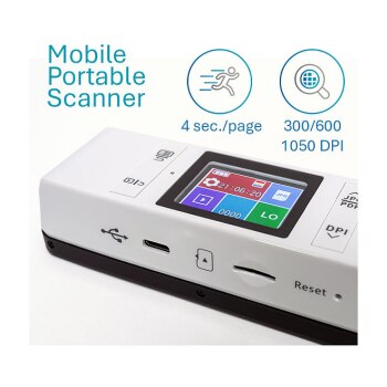 IRIScan Book 7 Handheld-Scanner, Dokumenten- und Buchscanner