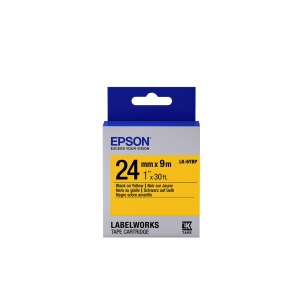 Epson Etikettenkassette LK-6YBP - Pastell - schwarz auf...