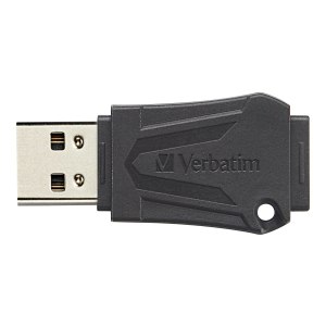 Verbatim ToughMAX - Memoria USB 64 GB - Nero - 64 GB - USB tipo A - 2.0 - Cuffia - 7 g - Nero