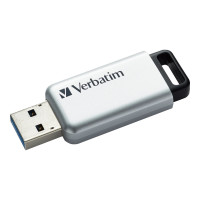 Verbatim Secure Pro - Memoria USB 3.0 da 32 GB - Argento - 32 GB - USB tipo A - 3.2 Gen 1 (3.1 Gen 1) - Senza coperchio - Argento