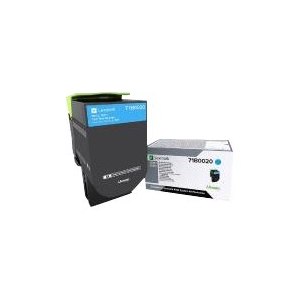 Lexmark X317 - Cyan - Original - Tonerpatrone LCCP, LRP