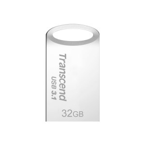 Transcend JetFlash 710 32GB - 32 GB - USB tipo A - 3.2 Gen 1 (3.1 Gen 1) - Senza coperchio - 3,3 g - Argento