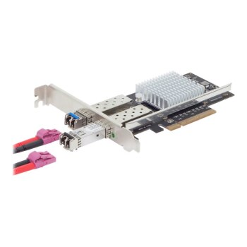 DIGITUS Dual Port 10G SFP PCIe Netzwerkkarte